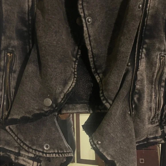 Free people - Women's Black Distressed Jacket - Picture 5 of 8